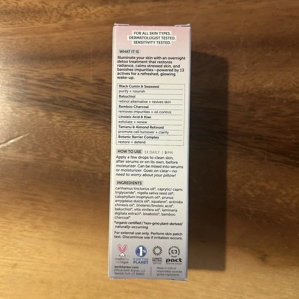 New Obscura Night Repair Concentrate Earth Harbor Naturals 30 ml